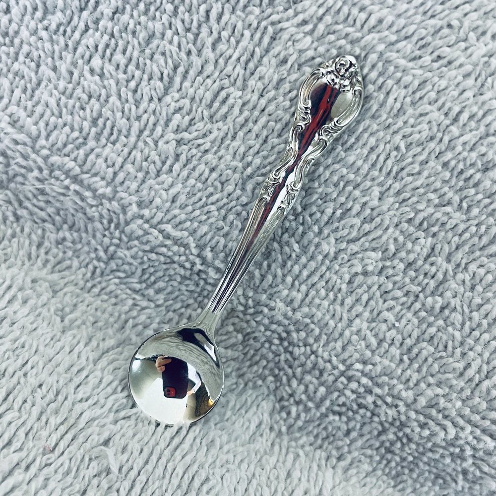 EUC Vintage 1960 Easterling Sterling Silver "Bride's Brooch" Spoon Pin, 2 5/8"L